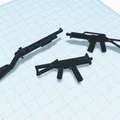Bộ phụ kiện vũ khí Dummy 13 Gun Pack #7 cho mô hình 3D - Thumbnail 1