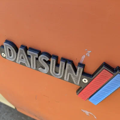 Logo Chắn Bùn Tùy Chỉnh Cho Datsun 620