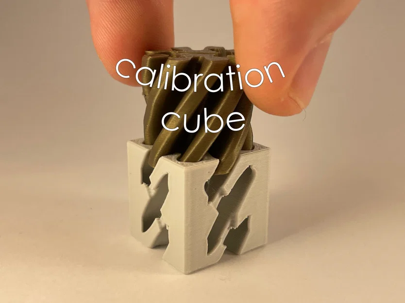 Khối calibration cube pass-through "bất khả thi" | Fidget helix - Image 1