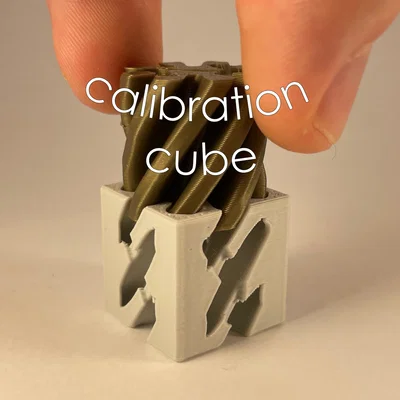 Khối calibration cube pass-through "bất khả thi" | Fidget helix