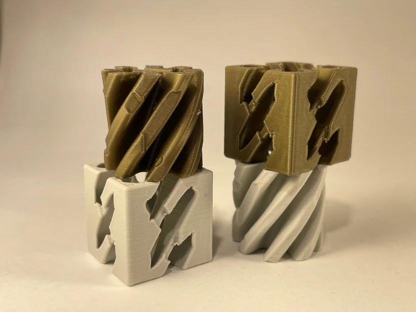 Khối calibration cube pass-through "bất khả thi" | Fidget helix - Image 3