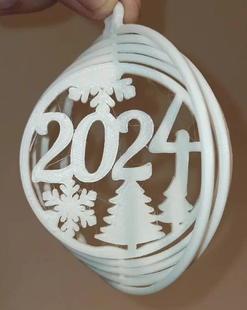 Quả cầu trang trí Giáng sinh 3D in tại nhà đơn giản đẹp mắt - Image 1