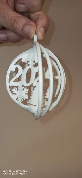 Quả cầu trang trí Giáng sinh 3D in tại nhà đơn giản đẹp mắt - Image 3