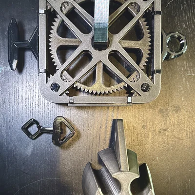 Máy xoắn dây thừng 4 nhánh hiệu suất cao - Dự án in 3D DIY