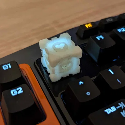 Keycap Companion Cube cho bàn phím cơ