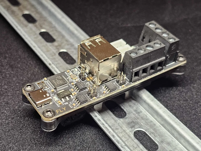 Giá đỡ DIN rail cho FLY UTOC và BTT U2C - Image 2