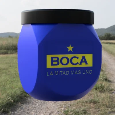 Mô hình cốc Mate Boca Juniors - Thiết kế 3D cho Fan hâm mộ