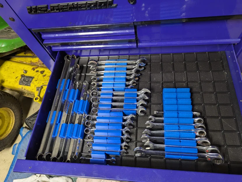 Giá đỡ cờ-lê Gridfinity - Sắp xếp dụng cụ ngăn nắp cho thợ máy - Image 1