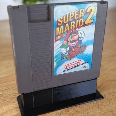 Chân đế trưng bày băng game NES (NES Cartridge Stand) - In 3D