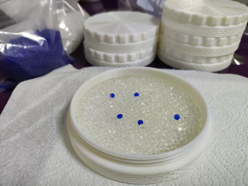 Hộp đựng hạt hút ẩm Silica Gel cỡ lớn 100mmx20mm - Image 2