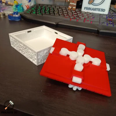 Snowflake Mechanical Box - Hộp Quà Khóa Cơ Học Chủ Đề Bông Tuyết Mùa Lễ Hội