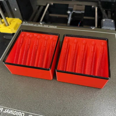 Khay Gridfinity đựng đầu phun Prusa Nextruder