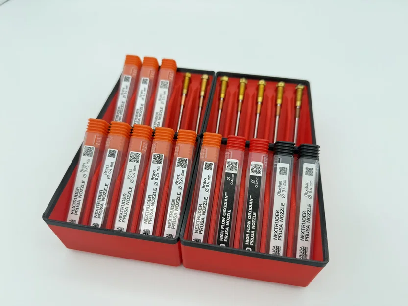 Khay Gridfinity đựng đầu phun Prusa Nextruder - Image 3