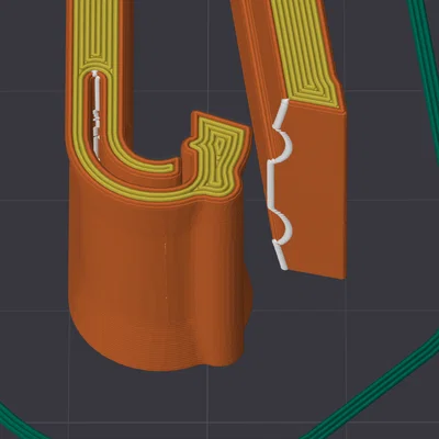 Kẹp túi thực phẩm (Bag Clip) in nguyên khối