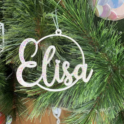 Vật phẩm trang trí tên cá nhân phong cách tối giản