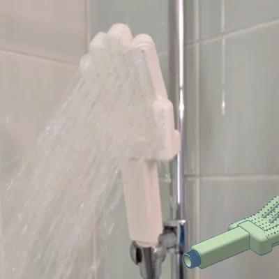 Đầu vòi sen in 3D hình bàn tay độc đáo (Handbrause)