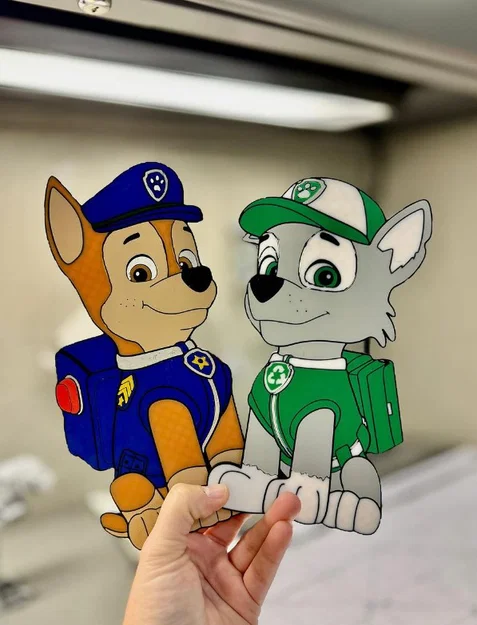 Bộ tranh treo tường Paw Patrol 3D đáng yêu cho bé - Image 1