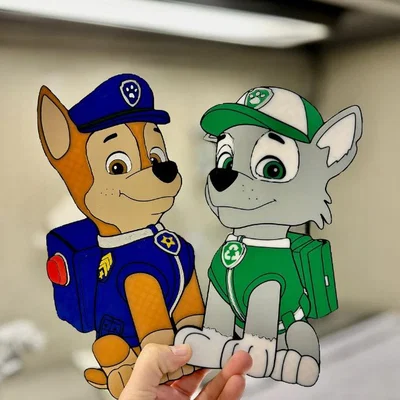 Bộ tranh treo tường Paw Patrol 3D đáng yêu cho bé