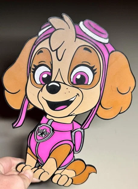 Bộ tranh treo tường Paw Patrol 3D đáng yêu cho bé - Image 2