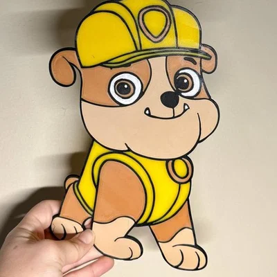 Bộ tranh treo tường Paw Patrol 3D đáng yêu cho bé