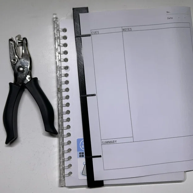 Khuôn bấm lỗ cho sổ tay còng A5 Kokuyo/Muji - Image 3