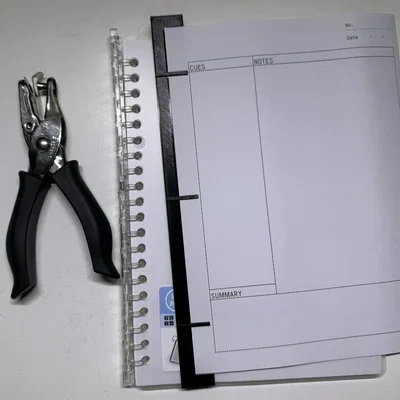 Khuôn bấm lỗ cho sổ tay còng A5 Kokuyo/Muji