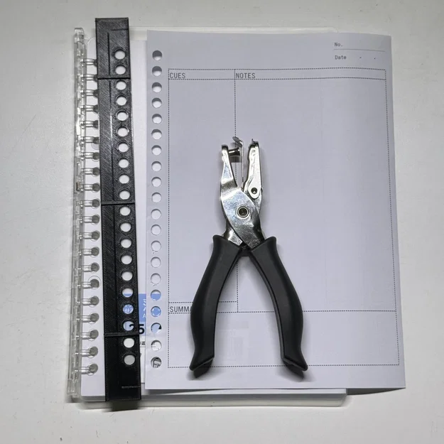 Khuôn bấm lỗ cho sổ tay còng A5 Kokuyo/Muji - Image 4