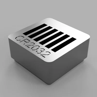 Khay đựng pin CR2032 chuẩn Gridfinity - Gọn gàng và tiện dụng