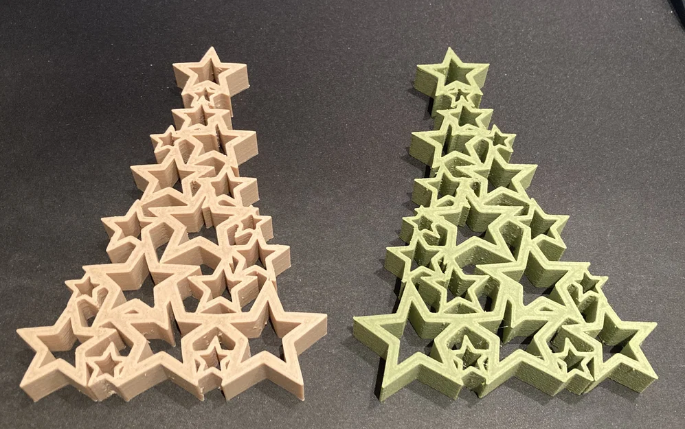 Cây thông Noel làm từ các ngôi sao (Christmas Tree of Stars) 3D - Image 2