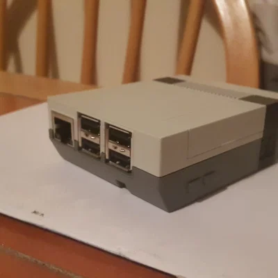 Vỏ Case Raspberry Pi 3 & 4 Thiết Kế Nintendo NES Cực Nhỏ Gọn