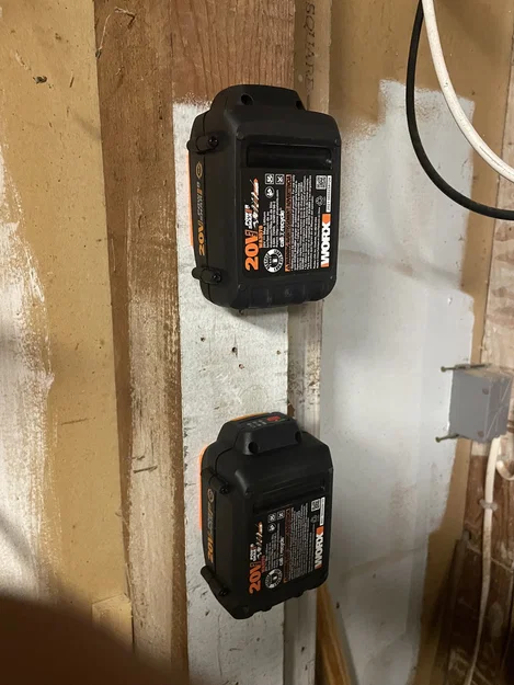 Giá treo/ngàm gắn pin WORX PowerShare 20V 6-pin - Image 6