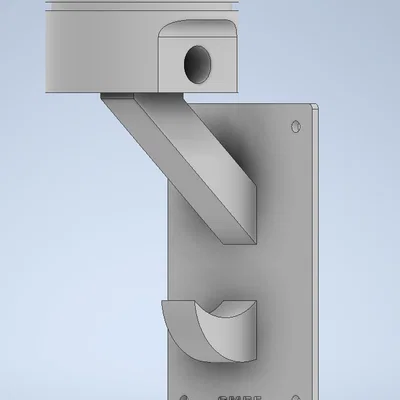 Giá treo mũ bảo hiểm kiểu dáng Piston độc đáo - Tự in 3D tại nhà