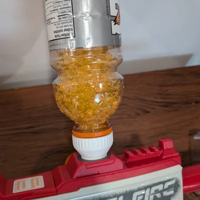 Bộ chuyển đổi chai Gatorade cho Nerf Gelfire in 3D