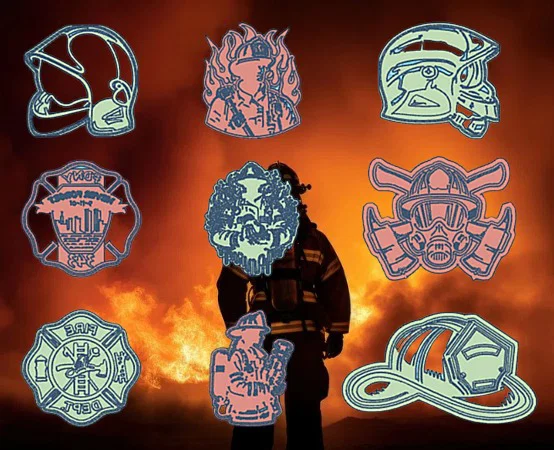 Bộ 24 khuôn cắt bánh quy 3D chủ đề lính cứu hỏa siêu đáng yêu - Image 1