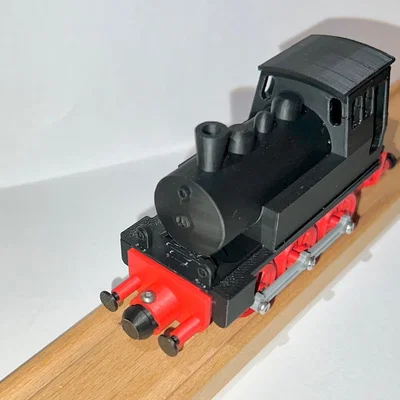 Mô hình đầu tàu hơi nước BR80 tương thích đường ray gỗ Brio và Ikea