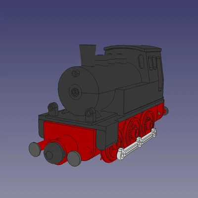 Mô hình đầu tàu hơi nước BR80 tương thích đường ray gỗ Brio và Ikea