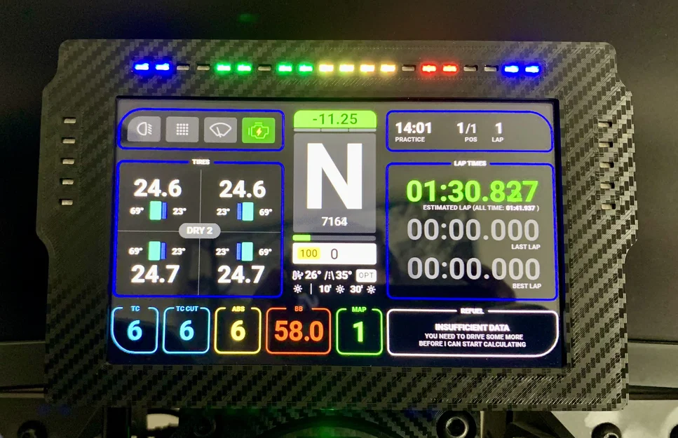Simracing VoCore 6.8" DDU - Màn hình Dashboard chất lượng cao - Image 1