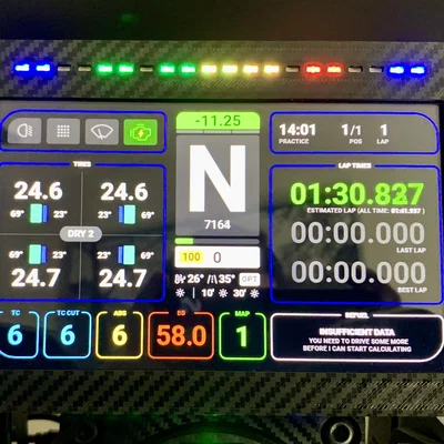 Simracing VoCore 6.8" DDU - Màn hình Dashboard chất lượng cao