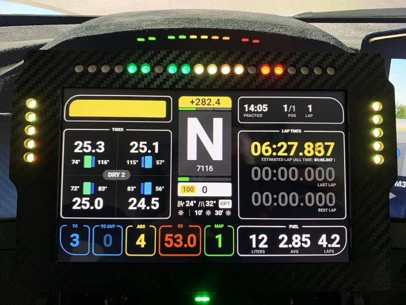 Simracing VoCore 6.8" DDU - Màn hình Dashboard chất lượng cao - Image 2