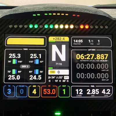 Simracing VoCore 6.8" DDU - Màn hình Dashboard chất lượng cao