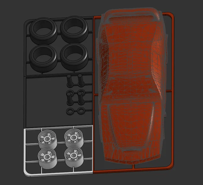 Mô hình Kit Card Pontiac Firebird Thế hệ 3 (1982-1992) - Image 1