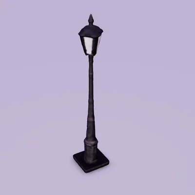 Mô hình đèn đường 3D cổ điển - Phụ kiện sa bàn chi tiết