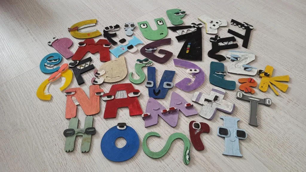Mô hình 3D Alphabet Lore: Bộ chữ cái sinh động học mà chơi cho bé - Image 1