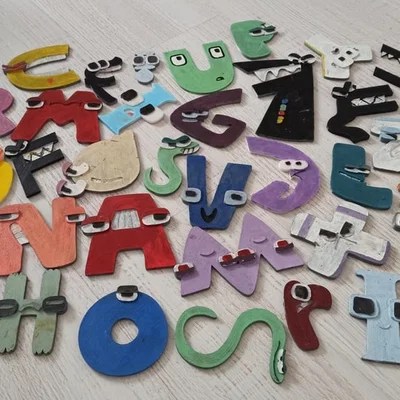 Mô hình 3D Alphabet Lore: Bộ chữ cái sinh động học mà chơi cho bé