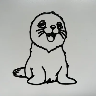Tranh treo tường hình hải cẩu - Seal Wall Art #1
