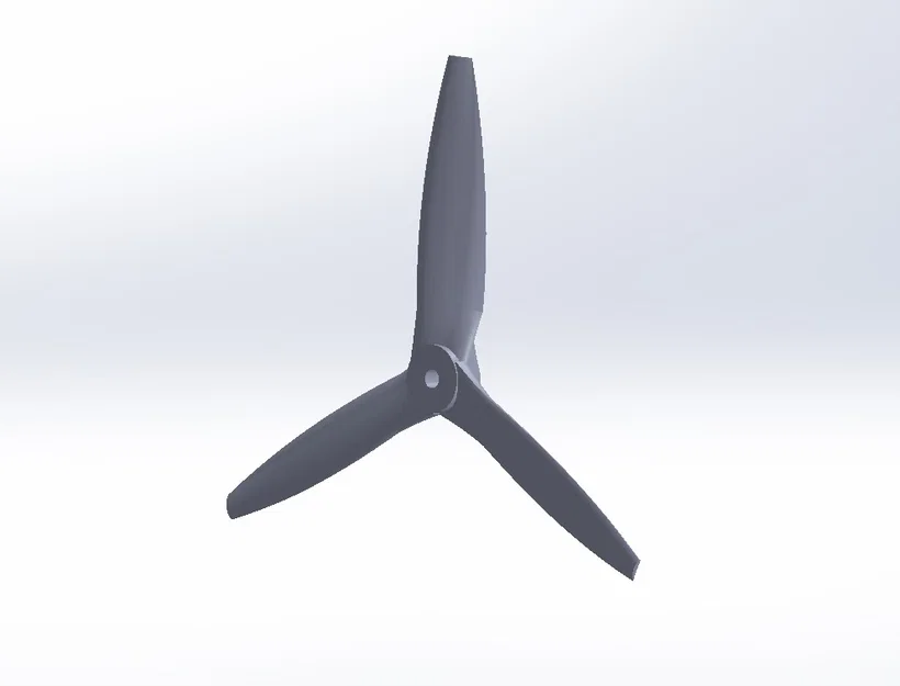 Cánh quạt 3 lá cho máy bay mô hình 7 inch (tối ưu hóa 15-18 độ) - Image 1
