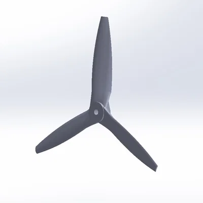 Cánh quạt 3 lá cho máy bay mô hình 7 inch (tối ưu hóa 15-18 độ)
