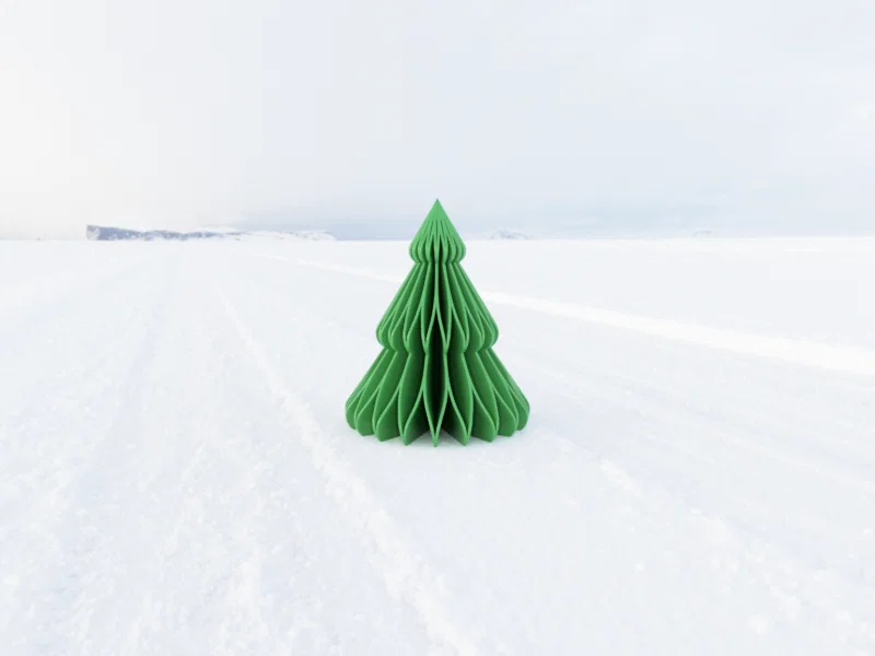 Mô hình cây thông Noel 3D in không cần hỗ trợ siêu đẹp - Image 1