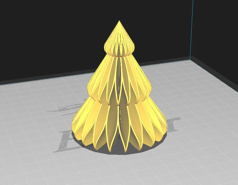 Mô hình cây thông Noel 3D in không cần hỗ trợ siêu đẹp - Image 2
