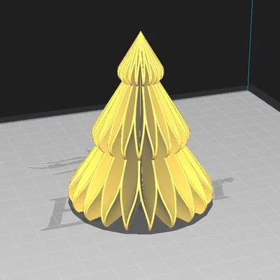 Mô hình cây thông Noel 3D in không cần hỗ trợ siêu đẹp